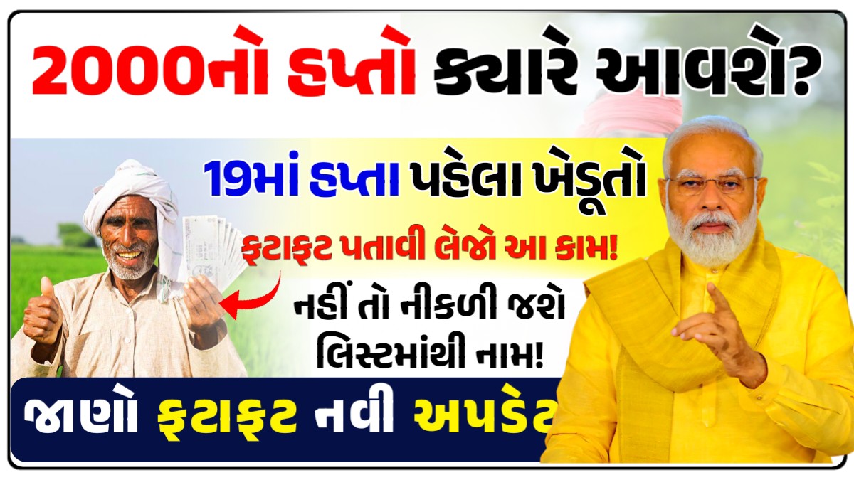 PM કિસાન યોજનાના 19માં હપ્તા પહેલા ખેડૂતો ફટાફટ પતાવી લેજો આ કામ, નહીં તો નીકળી જશે લિસ્ટમાંથી નામ!
