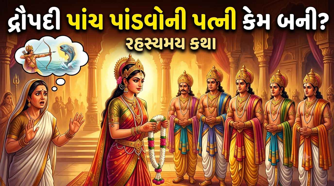 દ્રૌપદી પાંચ પાંડવોની પત્ની કેમ બની, જાણો સંપૂર્ણ રહસ્ય